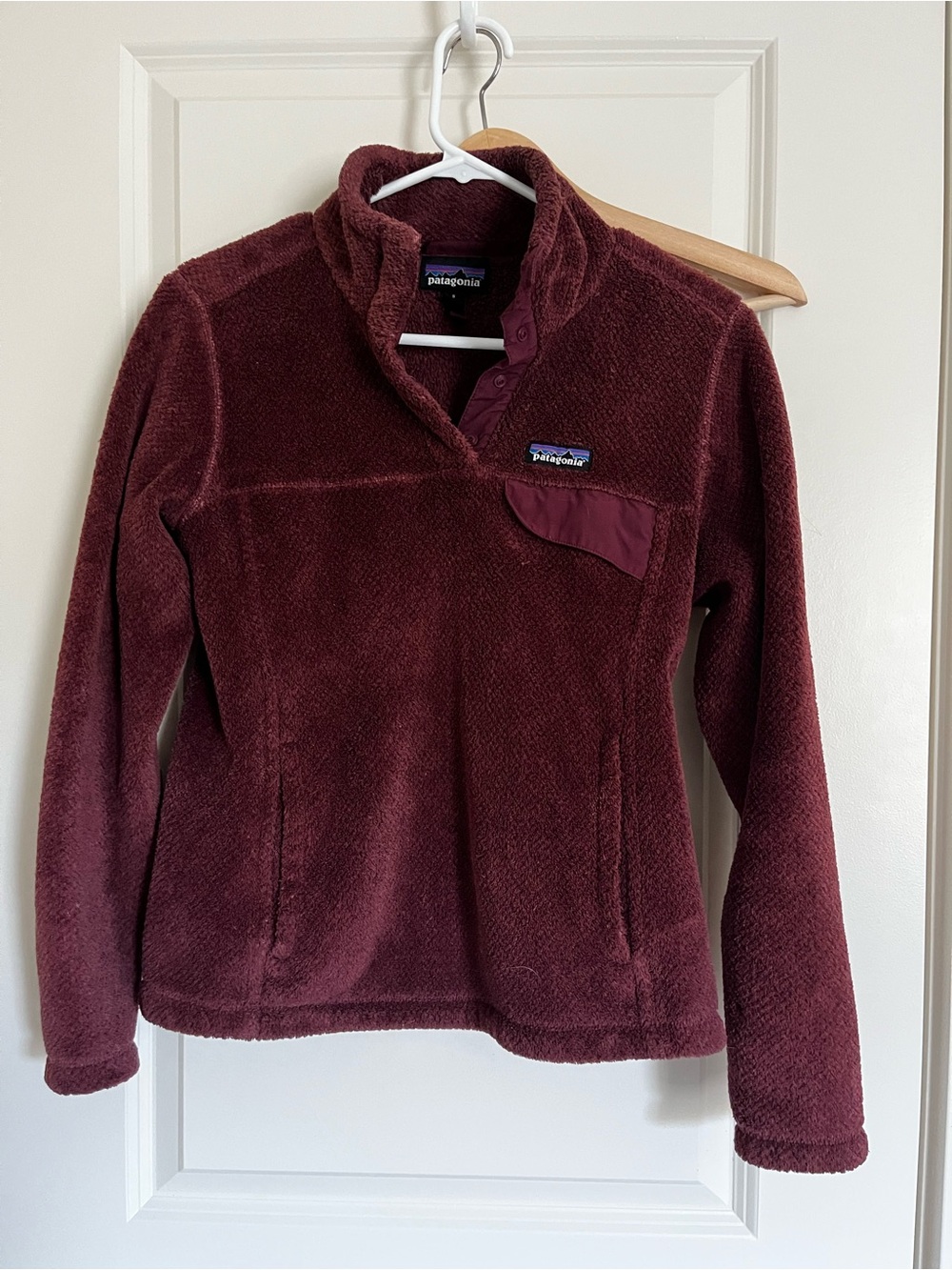 Patagonia Women's Maroon Sherpa Pullover